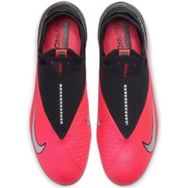 Buty piłkarskie Nike Phantom Vsn 2 Elite Df Fg CD4161 606 czerwone wielokolorowe 2