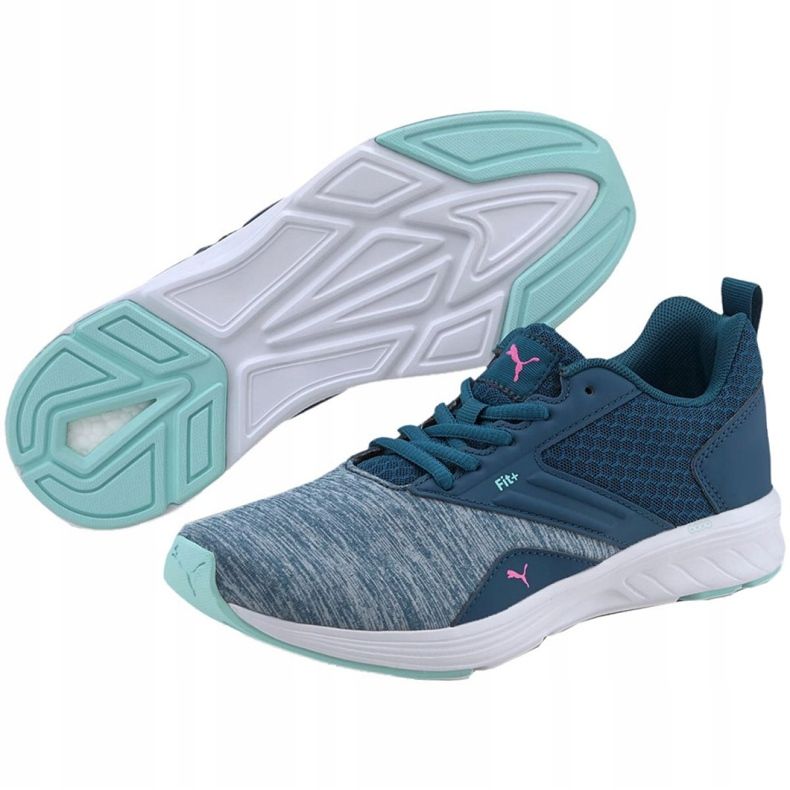 Buty do biegania Puma Nrgy Comet W 190556 42 niebieskie zielone 2