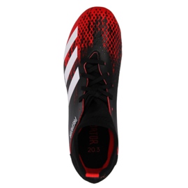Buty piłkarskie adidas Predator 20.3 Fg Jr EF1930 czerwone 3
