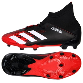 Buty piłkarskie adidas Predator 20.3 Fg Jr EF1930 czerwone 4