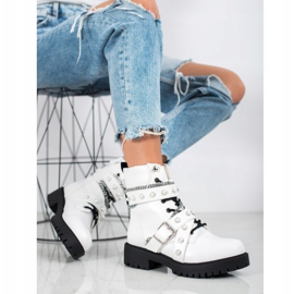 Seastar Workery Z Łańcuszkami białe 1