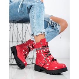 Seastar Lakierowane Czerwone Workery 1