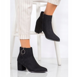 Filippo Botki Z Suwakiem czarne 1