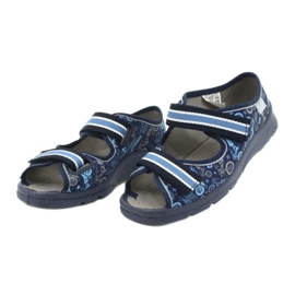 Befado obuwie dziecięce  969X159 niebieskie 4
