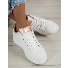 SHELOVET Modne Buty Sportowe białe 1