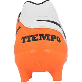 Buty piłkarskie Nike Tiempo Mystic V Fg M 819236-108 pomarańczowy, biały, pomarańczowy białe 3