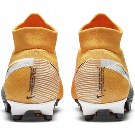Buty piłkarskie Nike Mercurial Superfly 7 Pro Fg AT5382 801 pomarańczowe złoty 4