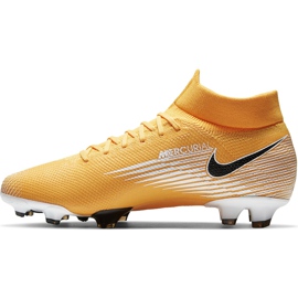 Buty piłkarskie Nike Mercurial Superfly 7 Pro Fg AT5382 801 pomarańczowe złoty 2