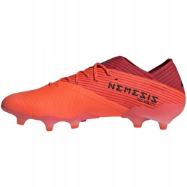 Buty piłkarskie adidas Nemeziz 19.1 Fg pomarańczowe EH0770 2