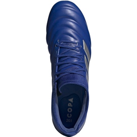 Buty piłkarskie adidas Copa 20.1 Fg EH0884 niebieskie niebieskie 1