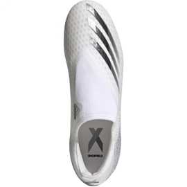 Buty piłkarskie adidas X Ghosted.3 Ll Fg M EG8165 wielokolorowe białe 2