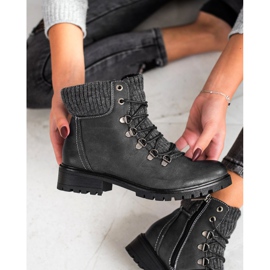 Filippo Stylowe Traperki czarne 2