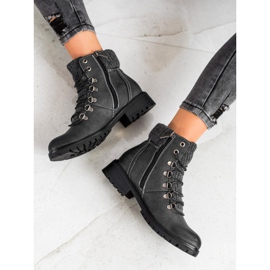 Filippo Stylowe Traperki czarne 1