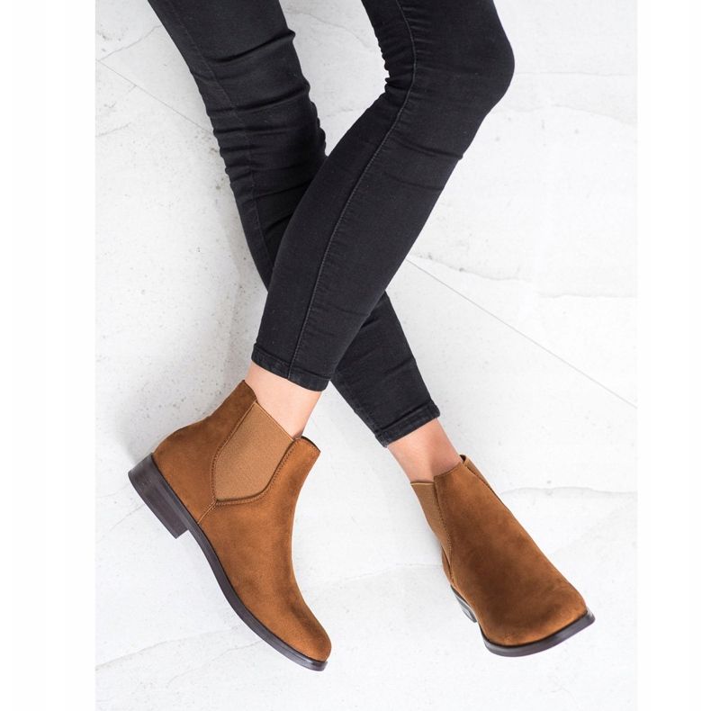 Clowse Casualowe Sztyblety brązowe 1