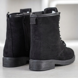 Emaks Zamszowe Trapery czarne 1