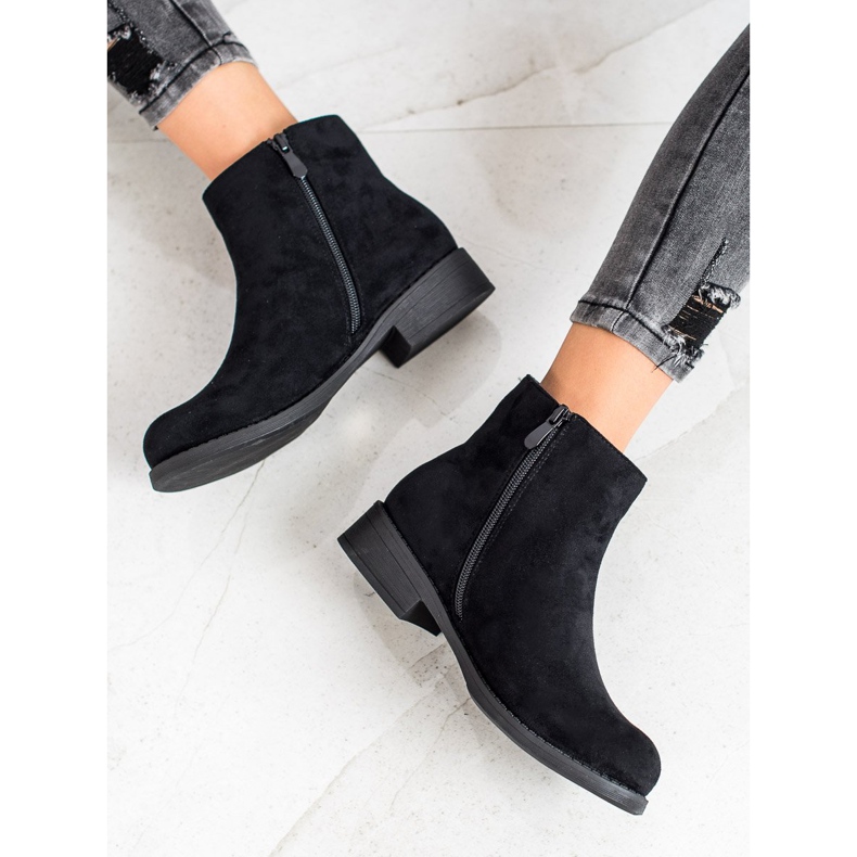 SDS Casualowe Botki czarne 2
