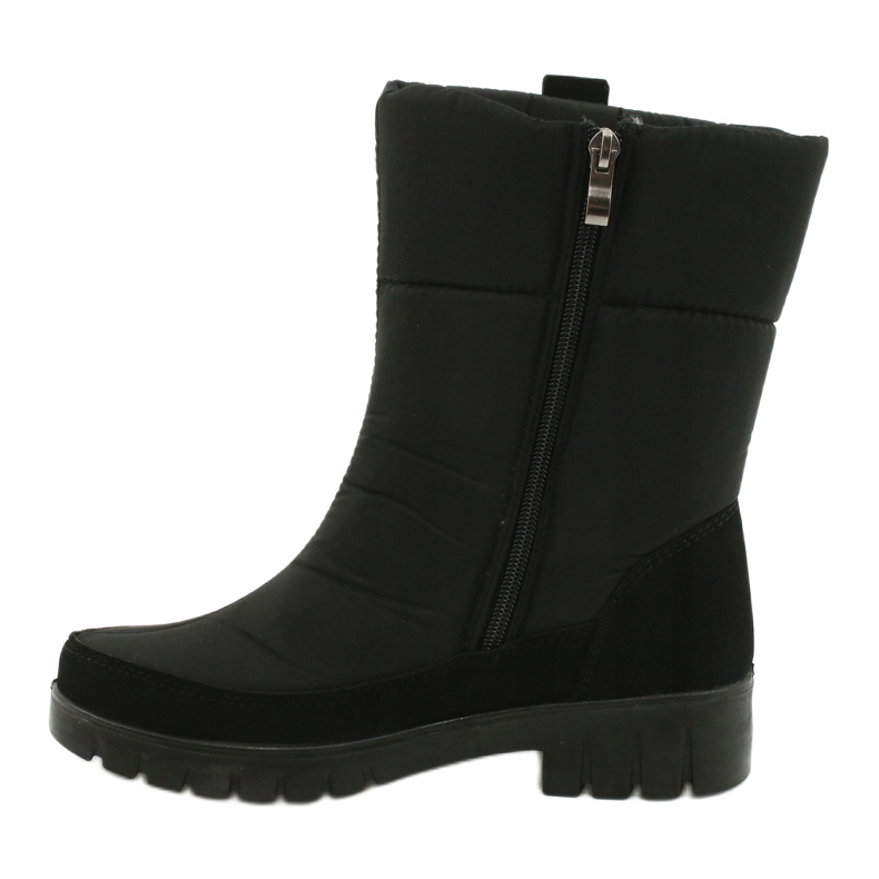 Lekkie Śniegowce Na Futerku Progress 20-09 czarne 1