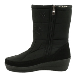 Lekkie Śniegowce Na Futerku Progress 20-01 czarne 1