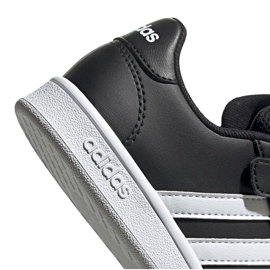 Buty dla dzieci adidas Grand Court C czarno-białe EF0108 czarne 4