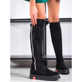 Seastar Kozaki Na Paltformie czarne 1