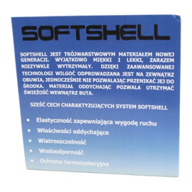 American Club American kozaki softshell z membraną SN12/20 navy czarne granatowe 1