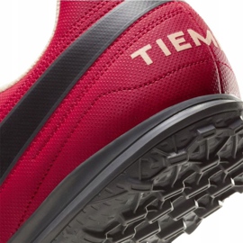 Buty piłkarskie Nike Tiempo Legend 8 Club Tf AT6109 608 czerwone czerwone 4