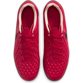 Buty piłkarskie Nike Tiempo Legend 8 Club Tf AT6109 608 czerwone czerwone 6