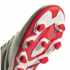 Buty piłkarskie adidas Nemeziz 18.4 FxG D97992 białe wielokolorowe 5
