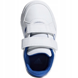 Buty dla dzieci adidas AltaSport Cf I biało-niebieskie D96844 białe 1