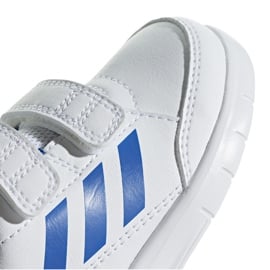 Buty dla dzieci adidas AltaSport Cf I biało-niebieskie D96844 białe 3
