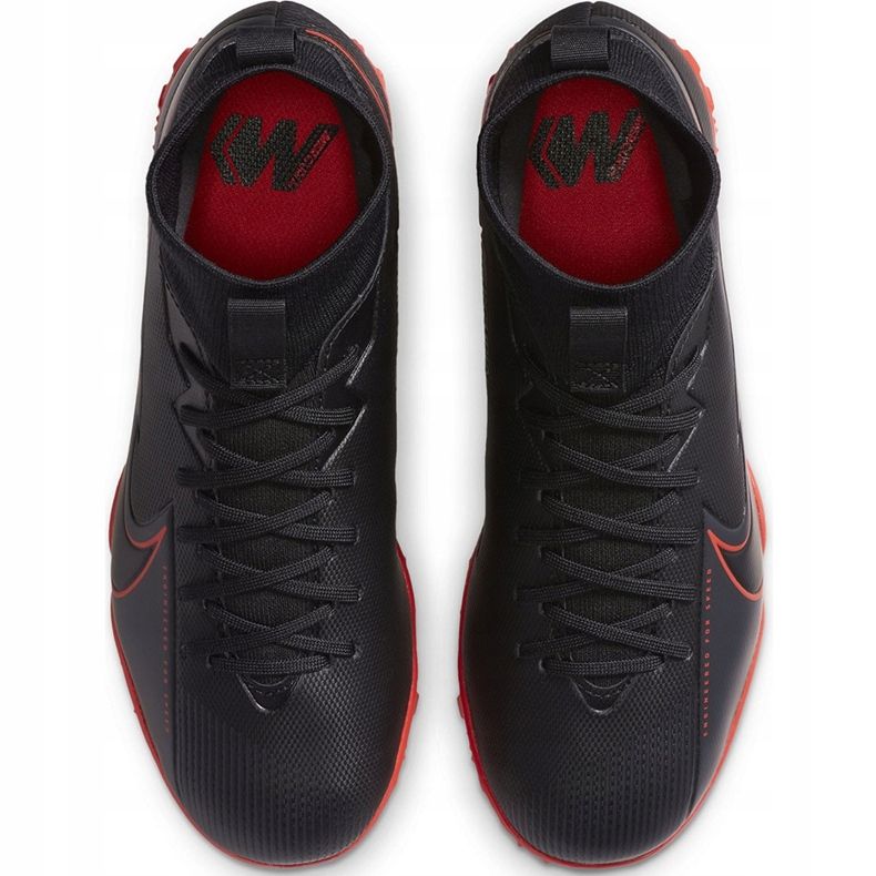Buty piłkarskie Nike Mercurial Superfly 7 Academy Tf Junior AT8143 060 czarne czarne 1