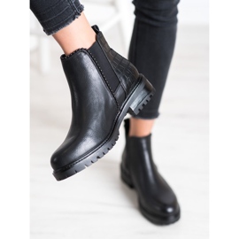 Super Me Czarne Sztyblety Snake Print 2