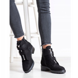 Corina Casualowe Workery czarne 1