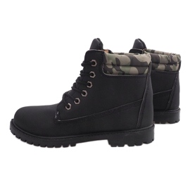 Ocieplane Timberki Trapery MD1710C Czarny czarne 1