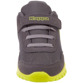 Buty dla dzieci Kappa Follow Bc K szaro-limonkowe 260634K 1633 szare 3