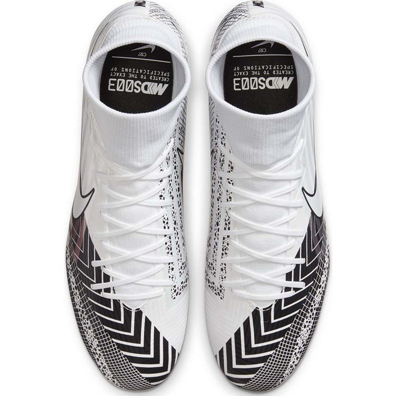 Buty piłkarskie Nike Mercurial Superfly 7 Academy Mds SG-Pro Ac DB4351 110 białe białe 1