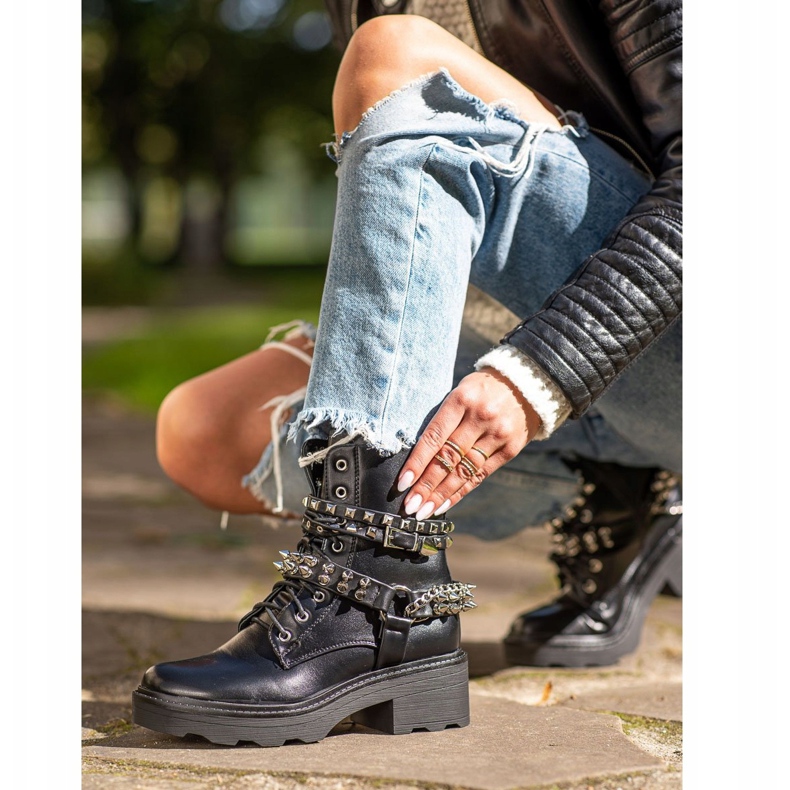 Seastar Workery Z Ćwiekami czarne 2