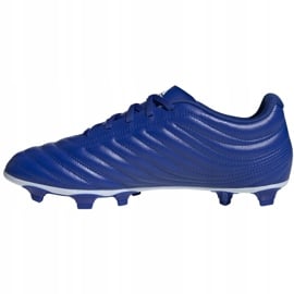 Buty piłkarskie adidas Copa 20.4 M Fg EH1485 niebieskie 4