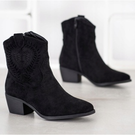 Cm Paris Kowbojki Ze Wzorem czarne 1