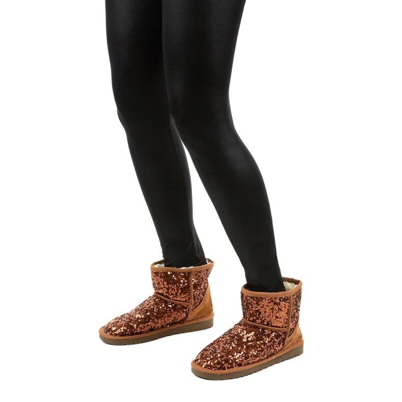 Brązowe botki ocieplane typu emu Autumnsnow 1