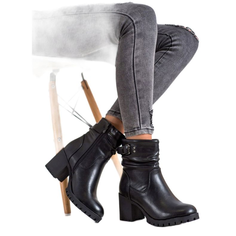 SDS Wysokie Botki Z Ociepleniem czarne 2