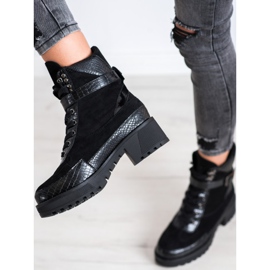 Gogo Workery Na Słupku czarne 1