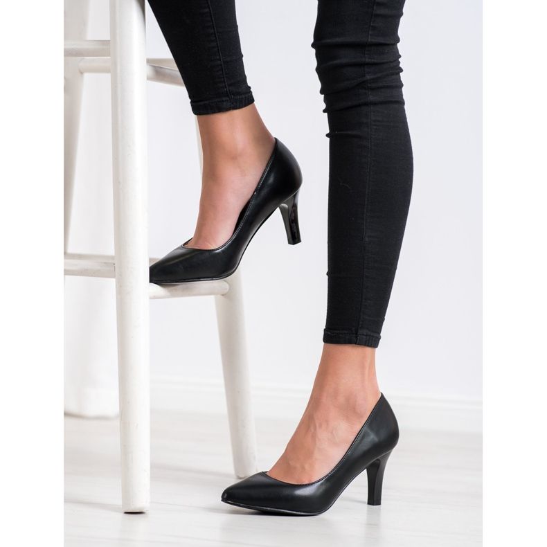 Goodin Czółenka Z Eko Skóry czarne 1