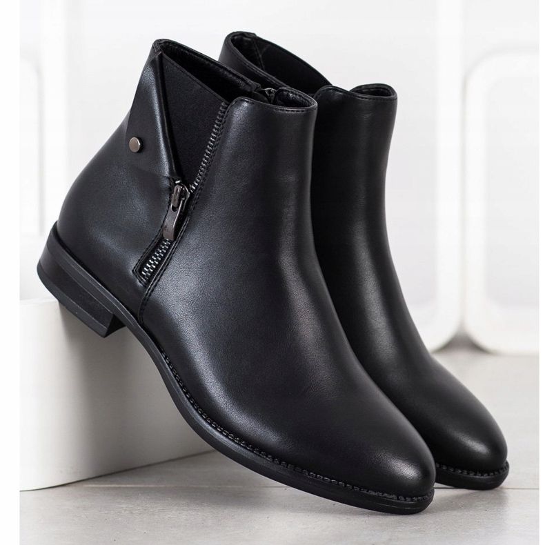 Klasyczne Botki Sergio Leone czarne 1