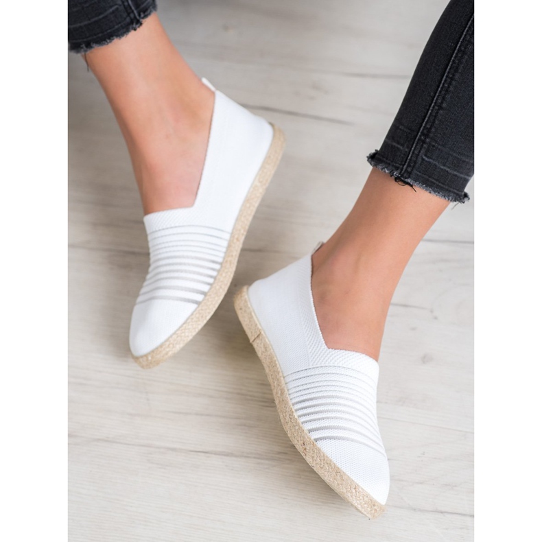 Espadryle Slipony MCKEYLOR białe 2
