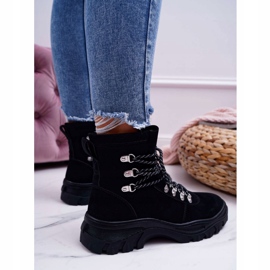 Traperki wiązane czarne Sergio Leone TR729 1