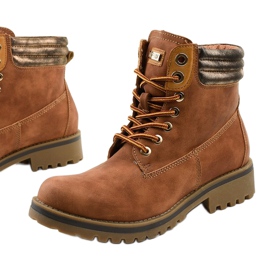 Camel traperki sznurowane ocieplane Halitta brązowe wielokolorowe 1