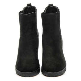 Queentina Sztyblety Na Słupku czarne 2