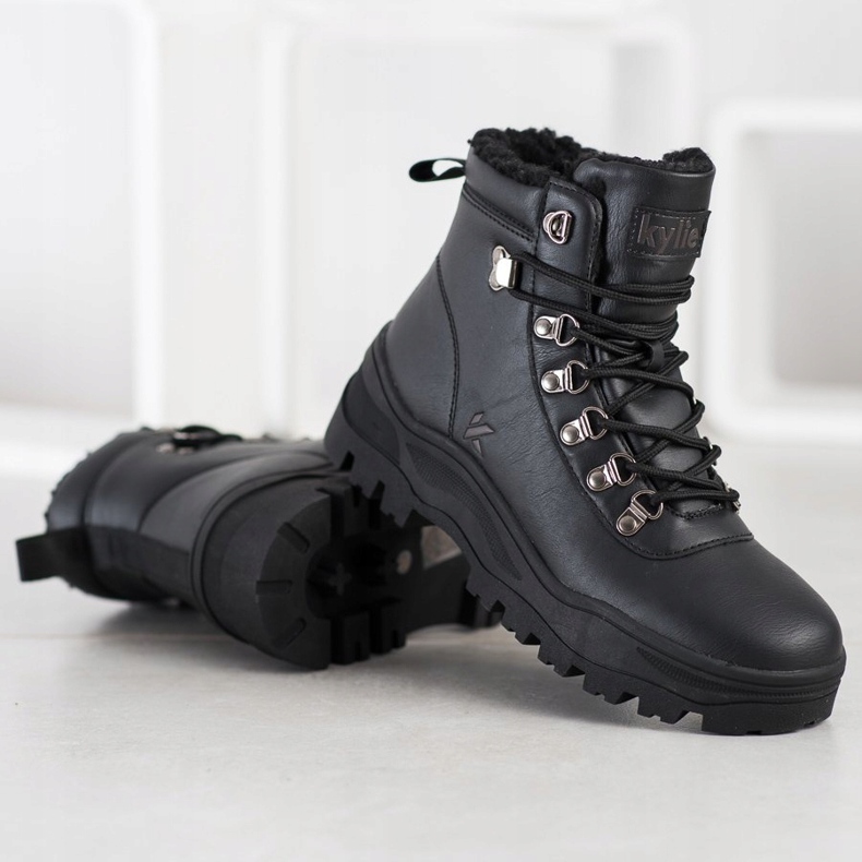 Kylie Trapery Na Platformie czarne 1