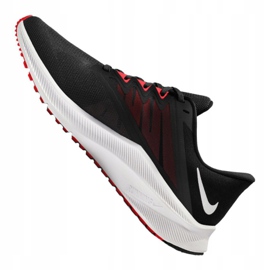 Buty biegowe Nike Quest 3 M CD0230-004 czarne czerwone szare 3